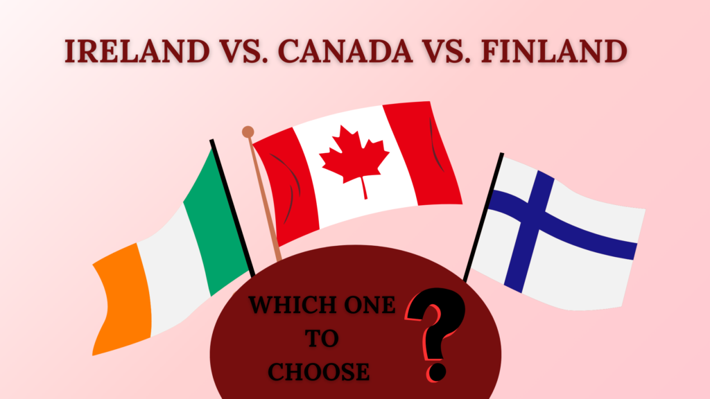 Finland vs. Canada vs. Ireland